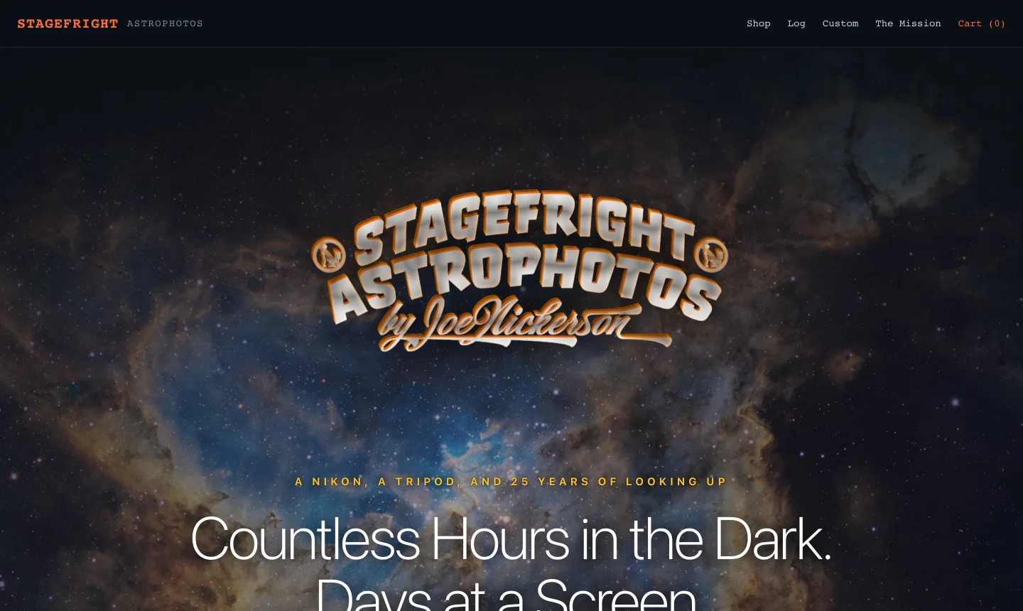 Stagefright Astrophotos website
